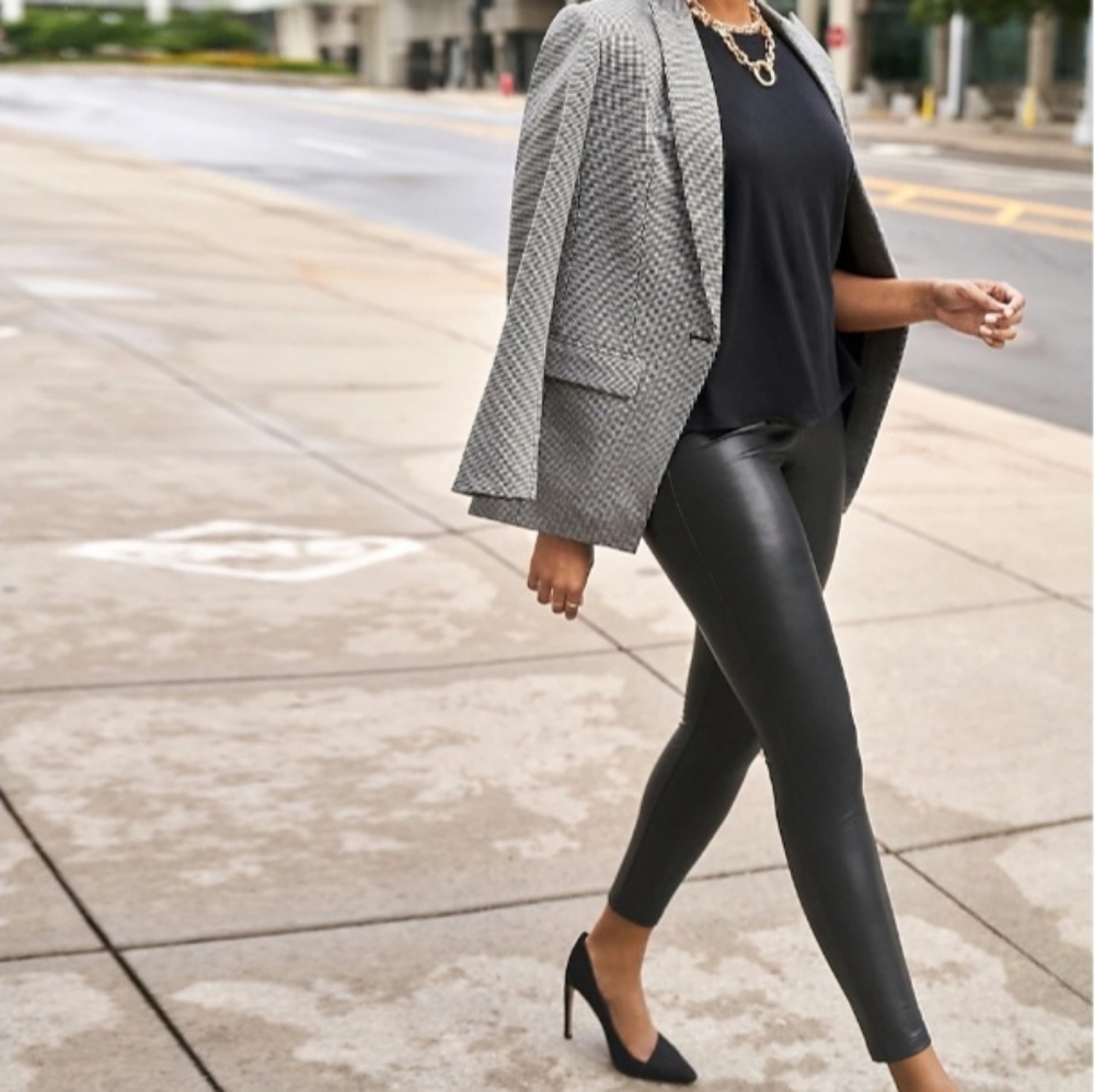 Nordstrom Faux Leather Leggings/Pants - Picture 5 of 11